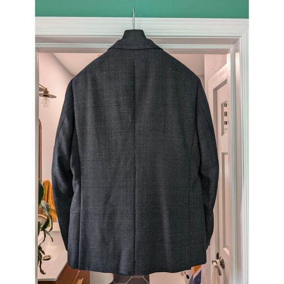 *Lovely* Jcrew Thompson Sport Jacket in Dark Navy Glen Plaid 40S NWT - Picture 2 of 3